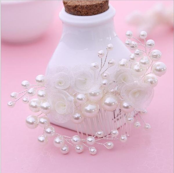 white korean style brides, comb, headdress, flower, pearl, bridal ornaments, Slivery;golden
white korean style brides, comb, headdress, flower, pearl, bridal ornaments, Slivery;golden