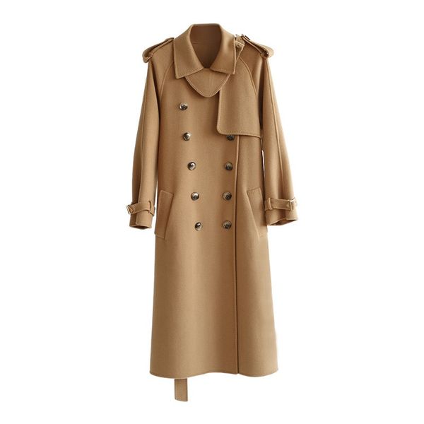 2018 autumn winter original design max turn-down collar camel 100% wool wide-waisted coat handmade haute couture price, Tan;black
2018 autumn winter original design max turn-down collar camel 100% wool wide-waisted coat handmade haute couture price, Tan;black