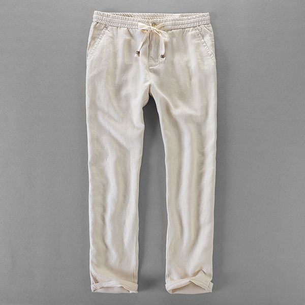 100% linen pants men loose elastic trousers men brand casual pants mens spring summer trousers mens plus size 30-40 pantalon, Black
100% linen pants men loose elastic trousers men brand casual pants mens spring summer trousers mens plus size 30-40 pantalon, Black
