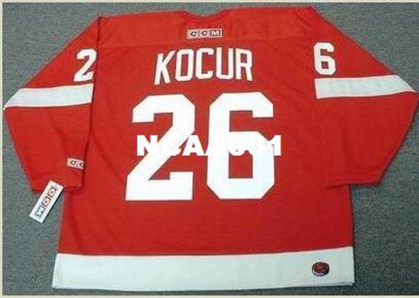 men #26 joey kocur detroit red wings 1989 ccm retro away hockey jersey or custom any name or number retro jersey, Black;red
men #26 joey kocur detroit red wings 1989 ccm retro away hockey jersey or custom any name or number retro jersey, Black;red