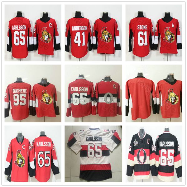 2018 new brand 100 anniversary classic ottawa senators hokcey 65 erik karlsson jersey 41 craig anderson 61 mark stone 95 matt duchene jersey, Black;red
2018 new brand 100 anniversary classic ottawa senators hokcey 65 erik karlsson jersey 41 craig anderson 61 mark stone 95 matt duchene jersey, Black;red