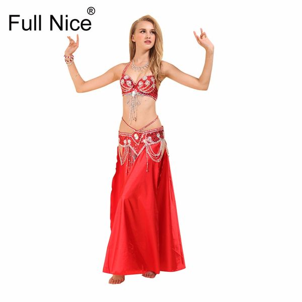 performance women dancewear professional 3pcs outfit bra belt skirt long oriental beaded belly dance costume, Black;red
performance women dancewear professional 3pcs outfit bra belt skirt long oriental beaded belly dance costume, Black;red