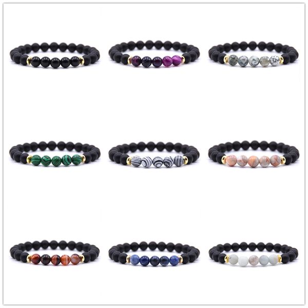 18 colors 5 natural stone 8mm striped black matted stone bracelets elastic buddha beaded yoga energy bracelet jewelry
18 colors 5 natural stone 8mm striped black matted stone bracelets elastic buddha beaded yoga energy bracelet jewelry