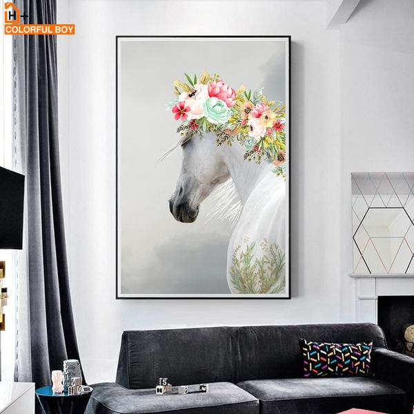 colorfulboy wall art print canvas painting abstract flower horse nordic posters and prints wall pictures for living room decor
colorfulboy wall art print canvas painting abstract flower horse nordic posters and prints wall pictures for living room decor