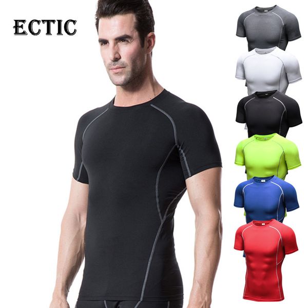 men's skinny training pro short sleeve fitness t-shirt elastic wicking and quick-drying compression shirt clothes running vests, Black;blue
men's skinny training pro short sleeve fitness t-shirt elastic wicking and quick-drying compression shirt clothes running vests, Black;blue