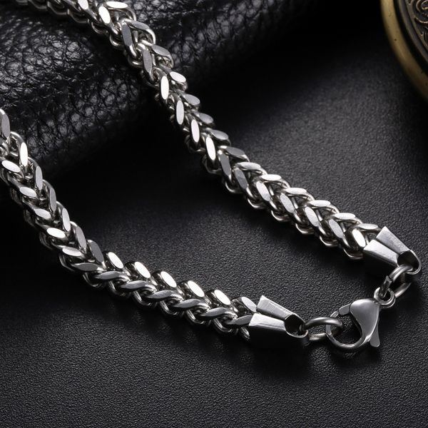punk rock metal long chains link necklace for men stainless steel 5mm wide 18-30 inch vintage titanium 2017 statement jewelry chn001, Silver
punk rock metal long chains link necklace for men stainless steel 5mm wide 18-30 inch vintage titanium 2017 statement jewelry chn001, Silver