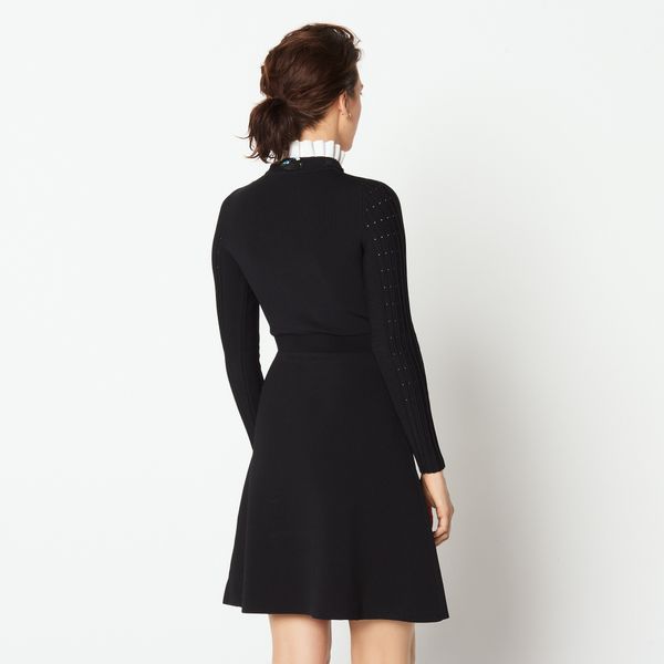 2018 french knit pure color fall sleeves crew lady print dress one ruched long neck piece dresses scarf mbl8828 summer women hqegw, Black
2018 french knit pure color fall sleeves crew lady print dress one ruched long neck piece dresses scarf mbl8828 summer women hqegw, Black
