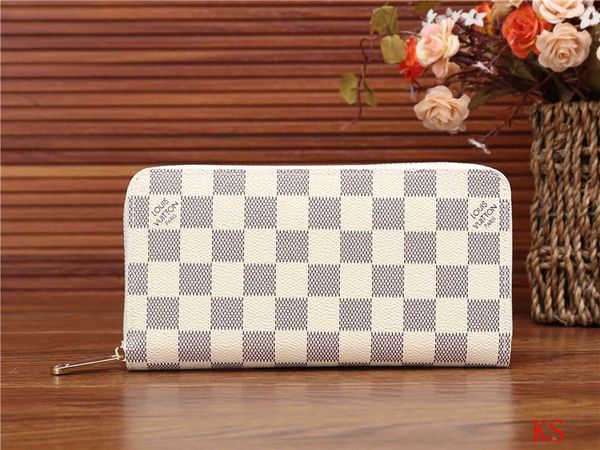 

2019 Hot zippy wallet High quality PU Leather Fashion designer clutch famous brand clutch water ripple wallet no box