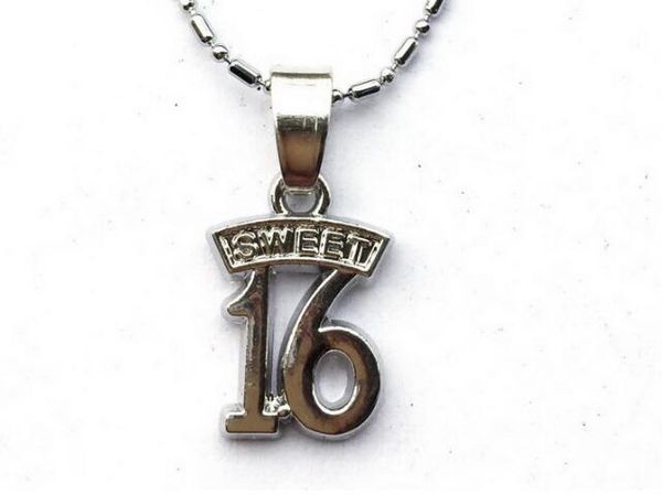 10pc/lot sweet 16 necklace 16th birthday jewellery gifts for her -teenager daughter's sixteen gift-turning 16 year old jewelry drop shi, Silver
10pc/lot sweet 16 necklace 16th birthday jewellery gifts for her -teenager daughter's sixteen gift-turning 16 year old jewelry drop shi, Silver