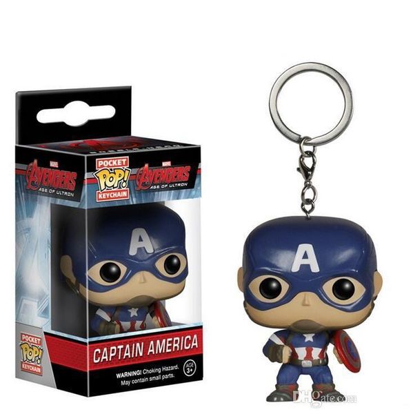 wholesale price funko pocket pop keychain - captain america vinyl figure keyring with box toy gift good quality fast shipping
wholesale price funko pocket pop keychain - captain america vinyl figure keyring with box toy gift good quality fast shipping