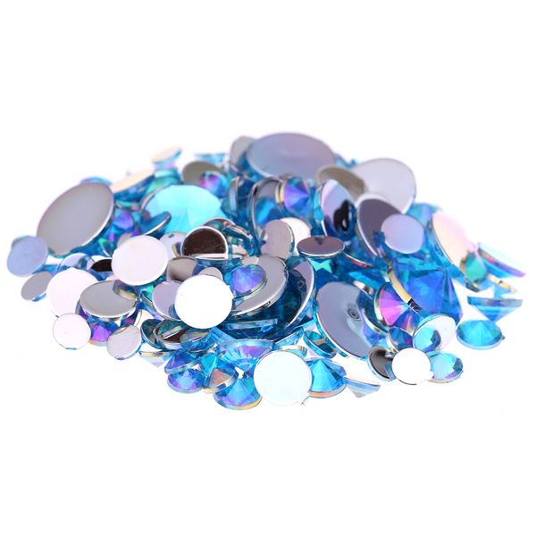 2000pcs 10mm ab colors round pointed non fix acrylic rhinestone flat back glitter crystal nail art decoraions diy tools, Silver;gold 
2000pcs 10mm ab colors round pointed non fix acrylic rhinestone flat back glitter crystal nail art decoraions diy tools, Silver;gold