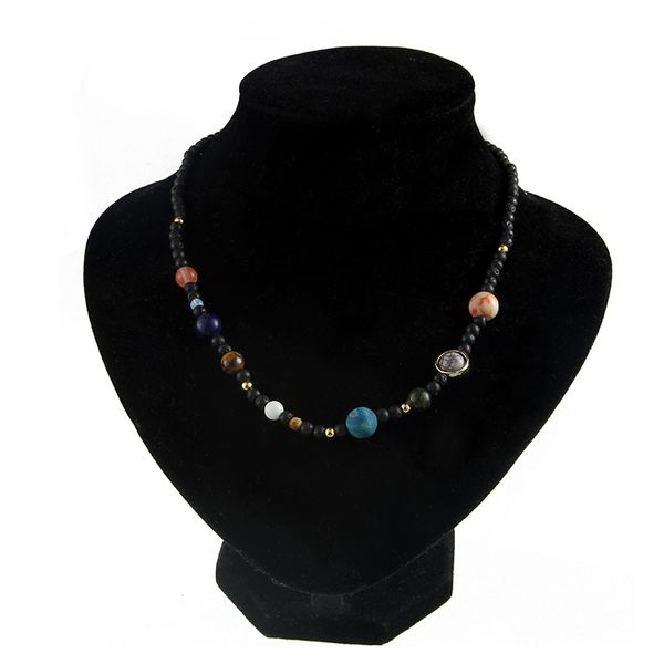 new universe galaxy eight planets short choker necklace natural stone beads necklace jewelry for women, Golden;silver
new universe galaxy eight planets short choker necklace natural stone beads necklace jewelry for women, Golden;silver