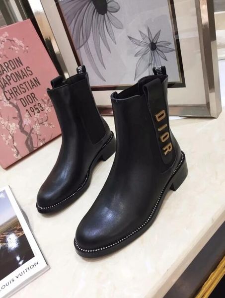 women's winter boots leather fashion brand classic luxury british stitching ladies letters martin boots, Black
women's winter boots leather fashion brand classic luxury british stitching ladies letters martin boots, Black