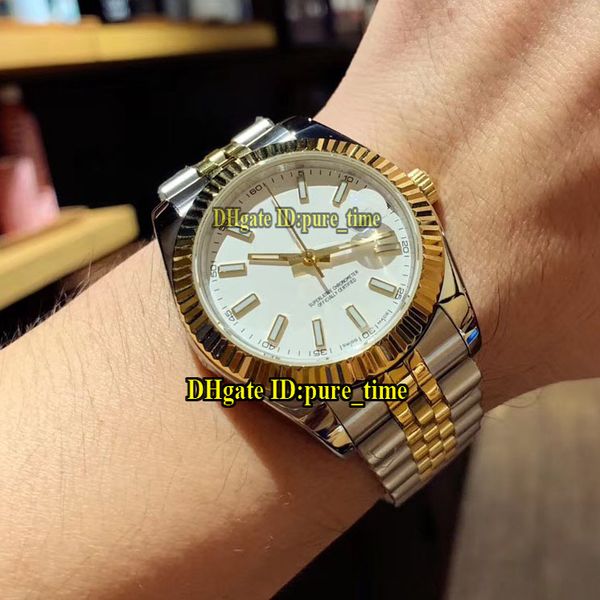 дешевые новые 41 мм datejust 126333 белый циферблат япония miyota автоматические мужские часы 18 к желтого золота чехол двухцветный стальной, Slivery;brown
дешевые новые 41 мм datejust 126333 белый циферблат япония miyota автоматические мужские часы 18 к желтого золота чехол двухцветный стальной, Slivery;brown