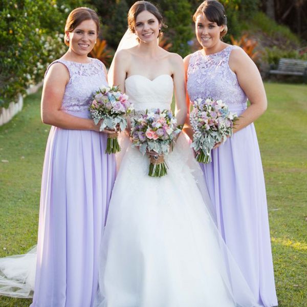 плюс размер лаванда подружки невесты платья кружева шифон длина пола высокое качество свадебных гостей вечерние платья чистой круглый вырез, White;pink
плюс размер лаванда подружки невесты платья кружева шифон длина пола высокое качество свадебных гостей вечерние платья чистой круглый вырез, White;pink