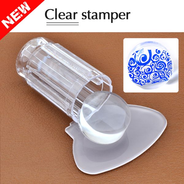1 set 2.8cm pure clear jelly nail art stamper & scraper polish print stamping manicure nail tools, Silver
1 set 2.8cm pure clear jelly nail art stamper & scraper polish print stamping manicure nail tools, Silver