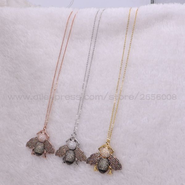 4pcs fashion cute tiny insect pendant necklace fashion micro pave pendant lifelike bee charms necklace 2686, Silver
4pcs fashion cute tiny insect pendant necklace fashion micro pave pendant lifelike bee charms necklace 2686, Silver