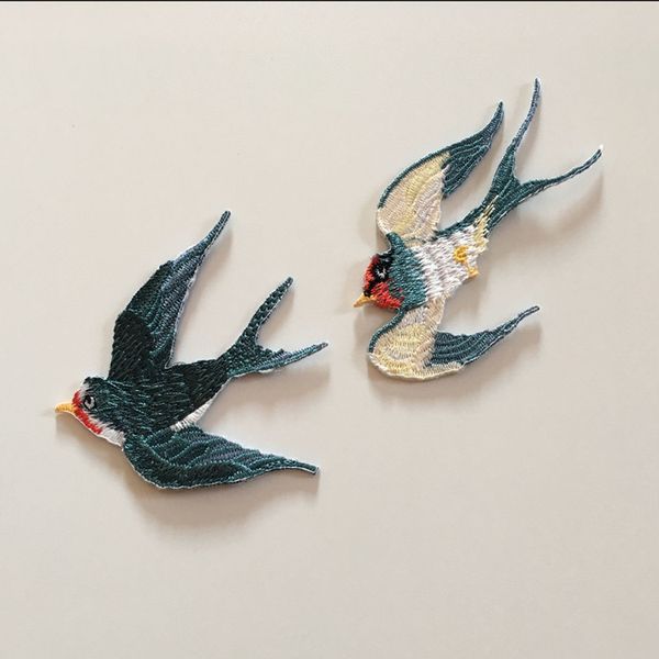 1 piece of embroidered patches spring swallow iron on appliques swallow quilting for patchwork diy handwork decorative accessories 5*7cm, Black
1 piece of embroidered patches spring swallow iron on appliques swallow quilting for patchwork diy handwork decorative accessories 5*7cm, Black