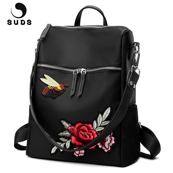 suds brand backpack women embroidery nylon shoulder bags large capacity school bags for teenagers female flowers travel backpack
suds brand backpack women embroidery nylon shoulder bags large capacity school bags for teenagers female flowers travel backpack