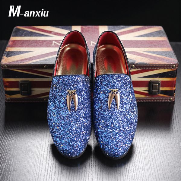m-anxiu 2018 new fashion men liesure shine doflat slip-on dress shoes casual pointed toe solid color wedding loafer shoes, Black
m-anxiu 2018 new fashion men liesure shine doflat slip-on dress shoes casual pointed toe solid color wedding loafer shoes, Black