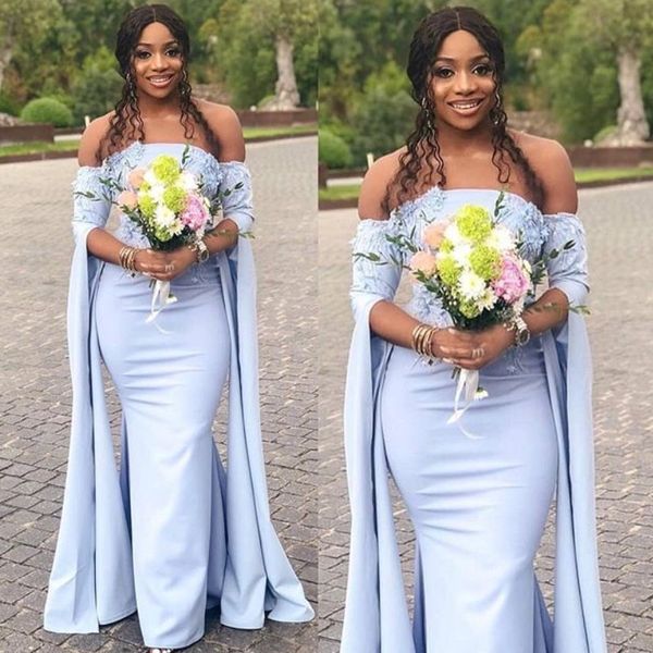 glamorous long sleeve bridesmaid dresses off shoulder lace appliques mermaid 2018 prom dress south african wedding guest dresses, White;pink
glamorous long sleeve bridesmaid dresses off shoulder lace appliques mermaid 2018 prom dress south african wedding guest dresses, White;pink
