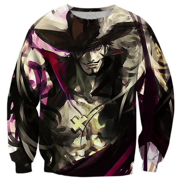 2018 fashion men women one piece hawk-eye mihawk sweatshirts pullovers autumn tracksuit streetwear winter loose thin hoody top, Black
2018 fashion men women one piece hawk-eye mihawk sweatshirts pullovers autumn tracksuit streetwear winter loose thin hoody top, Black
