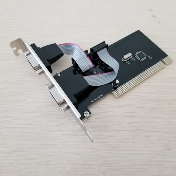 10pcs/lot pci serial card dual interface rs232 exterder card pci to 9pin com port wch351q dual serial port
10pcs/lot pci serial card dual interface rs232 exterder card pci to 9pin com port wch351q dual serial port
