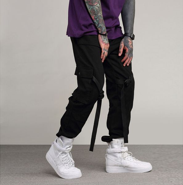 tkpa casual cotton pants chic style men biker black cargo pants multi pockets straight trousers
tkpa casual cotton pants chic style men biker black cargo pants multi pockets straight trousers