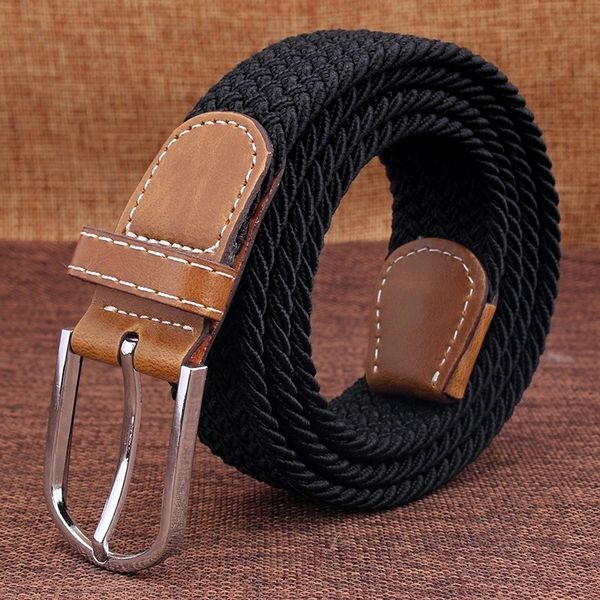 woven canvas elastic stretch belt men women's casual knitted pin buckle belt plain webbing 2018 new fashion, Black;brown
woven canvas elastic stretch belt men women's casual knitted pin buckle belt plain webbing 2018 new fashion, Black;brown