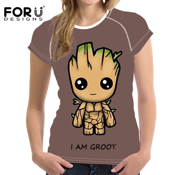 forudesigns cute women t-shirt funny cartoon i am groot t shirt short sleeve cool female ladies summer brown women tshirts, White
forudesigns cute women t-shirt funny cartoon i am groot t shirt short sleeve cool female ladies summer brown women tshirts, White