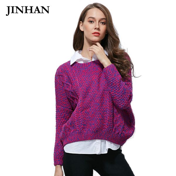 jinhan casual loose sweater women spring o-neck long sleeve female oversize knitted jumpers fall christmas pullovers jhs872, White;black
jinhan casual loose sweater women spring o-neck long sleeve female oversize knitted jumpers fall christmas pullovers jhs872, White;black
