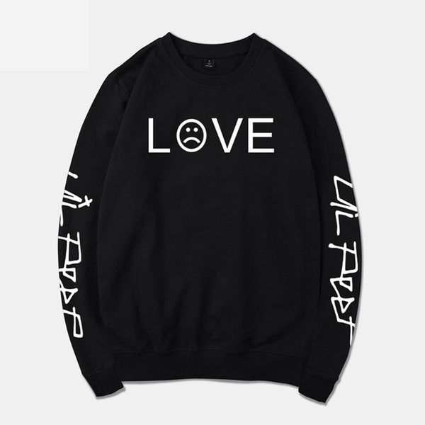pkorli lil peep love sweatshirt men women casual pullover hip hop lil peep rapper hoodies sad face hoody spring sweatshirt tracksuit, Black
pkorli lil peep love sweatshirt men women casual pullover hip hop lil peep rapper hoodies sad face hoody spring sweatshirt tracksuit, Black