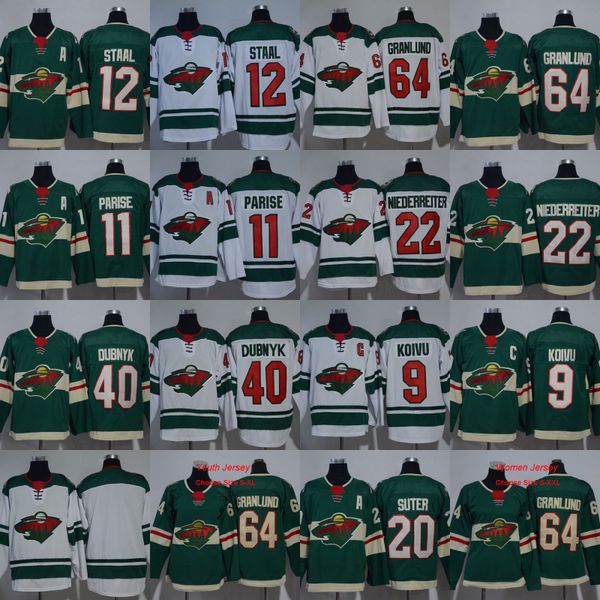 40 Devan Dubnyk Minnesota Wild 22 Nino Niederreiter 64 Mikael Granlund 11 Zach Parise Eric Staal Mikko Koivu Ryan Suter 2018 Season Jersey
40 Devan Dubnyk Minnesota Wild 22 Nino Niederreiter 64 Mikael Granlund 11 Zach Parise Eric Staal Mikko Koivu Ryan Suter 2018 Season Jersey