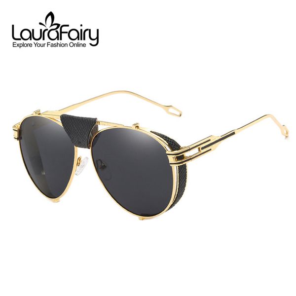 laurafairy fashion steampunk pilot sunglasses men portable foldable mirrored uv400 women sun glasses gafas de sol de los hombres, White;black
laurafairy fashion steampunk pilot sunglasses men portable foldable mirrored uv400 women sun glasses gafas de sol de los hombres, White;black