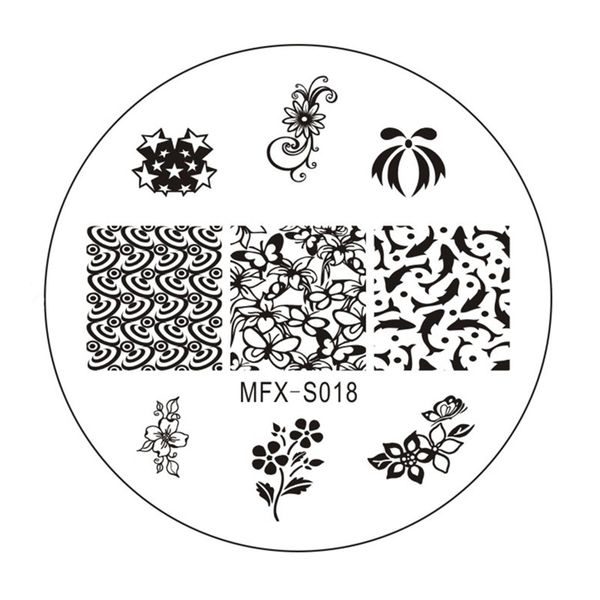 mifanxi rotundity 018 nail art stamping plates manicure stamping template image plates nail stamp plate print stencil, White
mifanxi rotundity 018 nail art stamping plates manicure stamping template image plates nail stamp plate print stencil, White