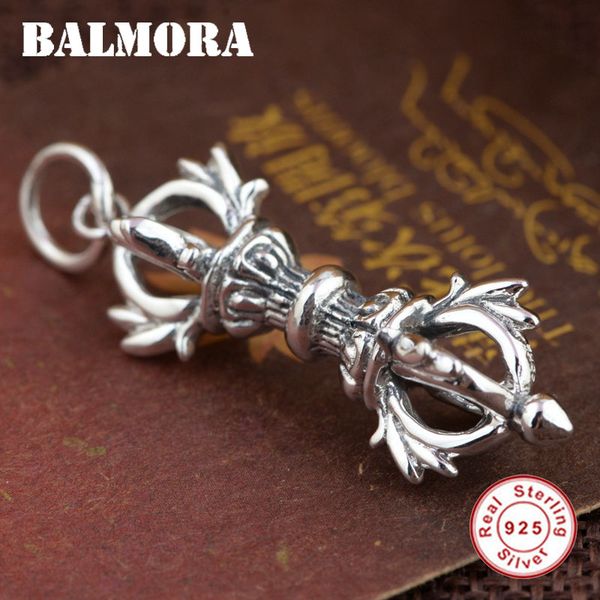 balmora 925 sterling silver vintage pendants for women men buddhistic vajra pestle thai silver jewelry without a chain sy13833, Black
balmora 925 sterling silver vintage pendants for women men buddhistic vajra pestle thai silver jewelry without a chain sy13833, Black
