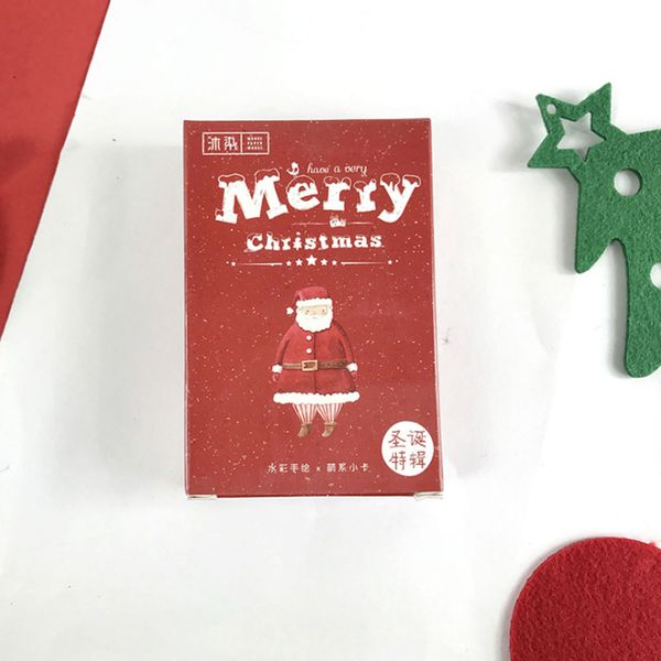 54 pc/box merry christmas lomo cards gift message greeting card christmas new year postcard holiday universal children bookmark
54 pc/box merry christmas lomo cards gift message greeting card christmas new year postcard holiday universal children bookmark