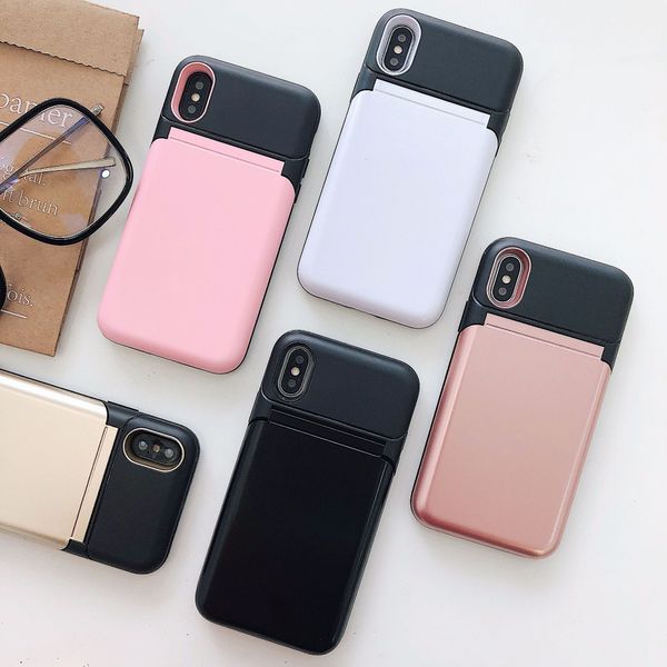 2018 new arrival cool phone case with cover up mirror can put card in iphone case sell cover for samsung
2018 new arrival cool phone case with cover up mirror can put card in iphone case sell cover for samsung
