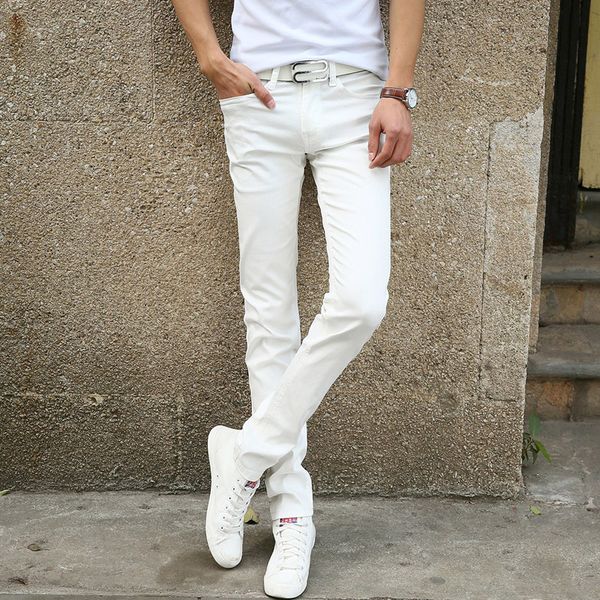 Casual Fashion Men 'S Casual Stretch Skinny Jeans Trousers Tight Pants Solid Colors Luxury Jeans Mens Designer Jean Zipper Fly
Casual Fashion Men 'S Casual Stretch Skinny Jeans Trousers Tight Pants Solid Colors Luxury Jeans Mens Designer Jean Zipper Fly