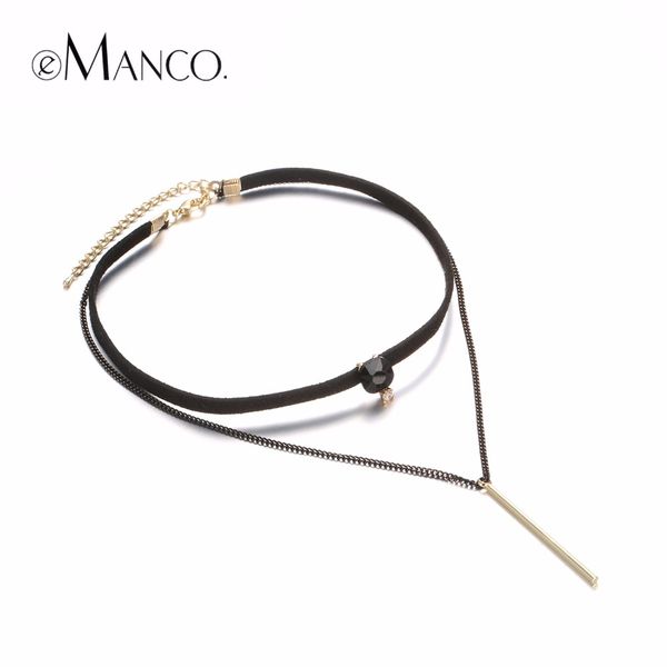 emanco layered chokers necklace women 2017 popular gothic black leather tattoo necklaces with stone copper pendant bijouterie, Golden;silver
emanco layered chokers necklace women 2017 popular gothic black leather tattoo necklaces with stone copper pendant bijouterie, Golden;silver
