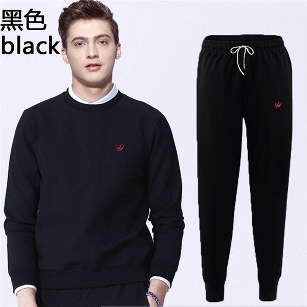 new 2018 men's sweater set spring and autumn jacket running pants casual sport clothing two-piece, White;black
new 2018 men's sweater set spring and autumn jacket running pants casual sport clothing two-piece, White;black