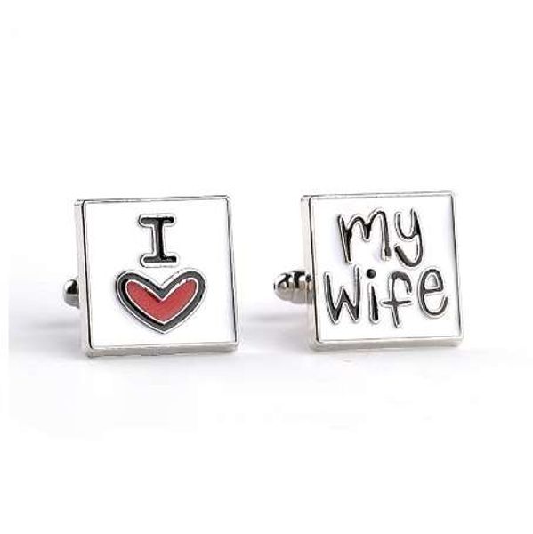 fashion personalized cufflinks for men i love my wife good husband cuff link men shirt charm zinc alloy cufflinks drop shipping, Silver
fashion personalized cufflinks for men i love my wife good husband cuff link men shirt charm zinc alloy cufflinks drop shipping, Silver