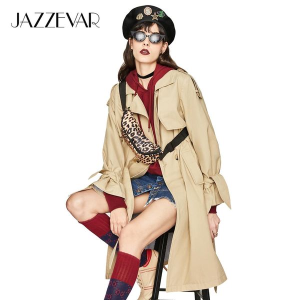 jazzevar 2018 autumn new casual women's cotton washed long double-breasted trench coat loose clothing good quality, Tan;black
jazzevar 2018 autumn new casual women's cotton washed long double-breasted trench coat loose clothing good quality, Tan;black