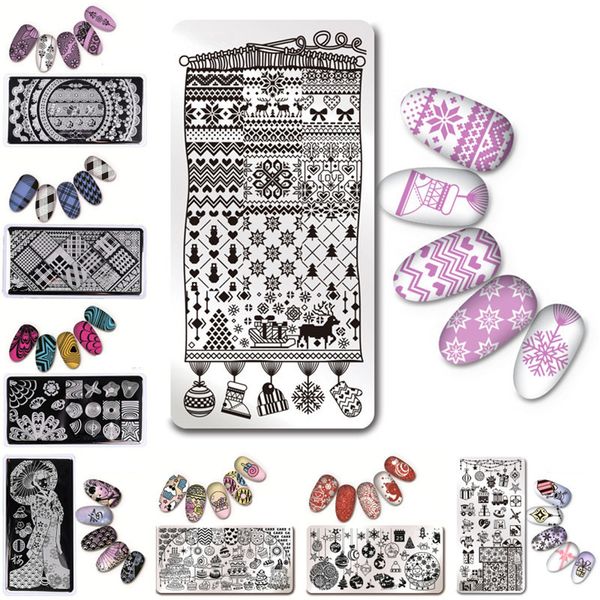 1 pc nail art stamping template japanese series l001-l031 rectangle 12*6cm manicure nail art image plate, White
1 pc nail art stamping template japanese series l001-l031 rectangle 12*6cm manicure nail art image plate, White