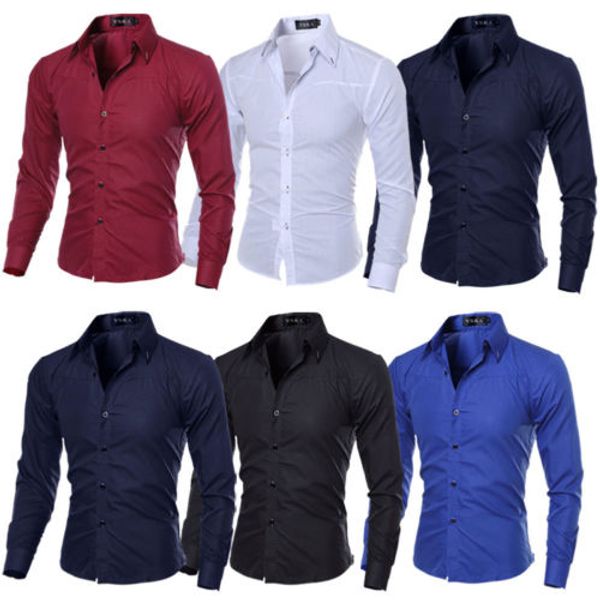 2018 mens long sleeve slim fit shirt business work luxury formal casual shirt hot, White;black
2018 mens long sleeve slim fit shirt business work luxury formal casual shirt hot, White;black