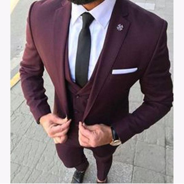 new arrival burgundy wedding tuxedos groom suit notch lapel groomsmen mens wedding party suits (jacket+pants+vest, White;black
new arrival burgundy wedding tuxedos groom suit notch lapel groomsmen mens wedding party suits (jacket+pants+vest, White;black