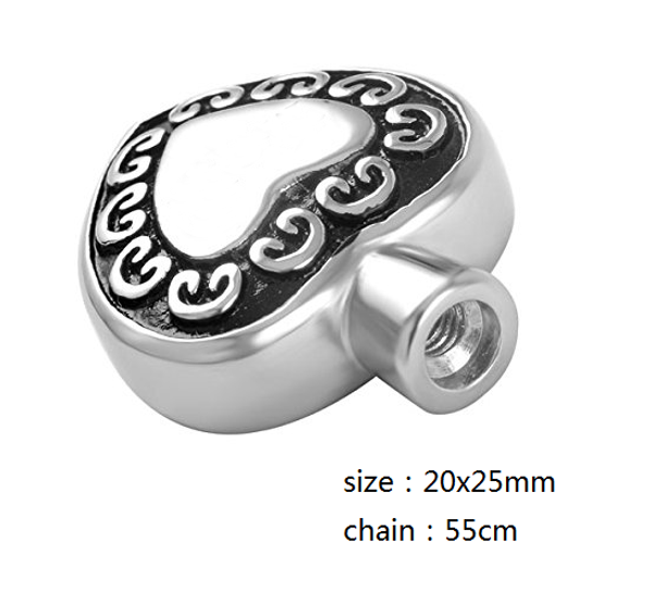 wholesale -a variety of names personality heart ashes urn cremation funeral pendant necklace fashion jewelry, Silver
wholesale -a variety of names personality heart ashes urn cremation funeral pendant necklace fashion jewelry, Silver