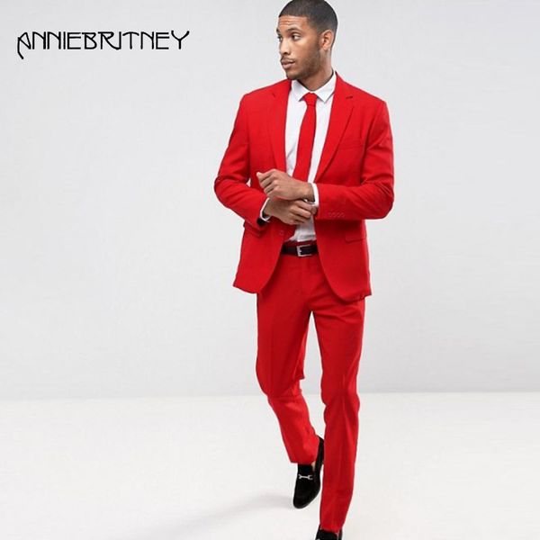 latest designs red men suit 2018 2 piece formal suits slim fit groom tuxedos gentle men blazer prom wear jacket+pants masculino, White;black
latest designs red men suit 2018 2 piece formal suits slim fit groom tuxedos gentle men blazer prom wear jacket+pants masculino, White;black