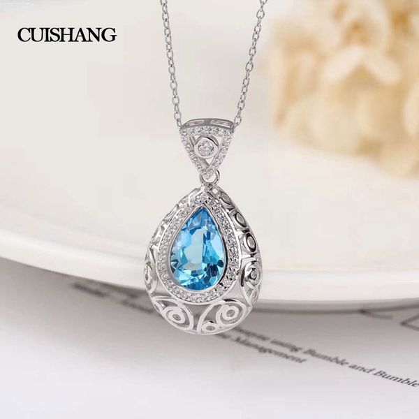 csj 925blue natural z pendants sterling 925 silver for women wedding engagement fine jewelry party valentines gift
csj 925blue natural z pendants sterling 925 silver for women wedding engagement fine jewelry party valentines gift