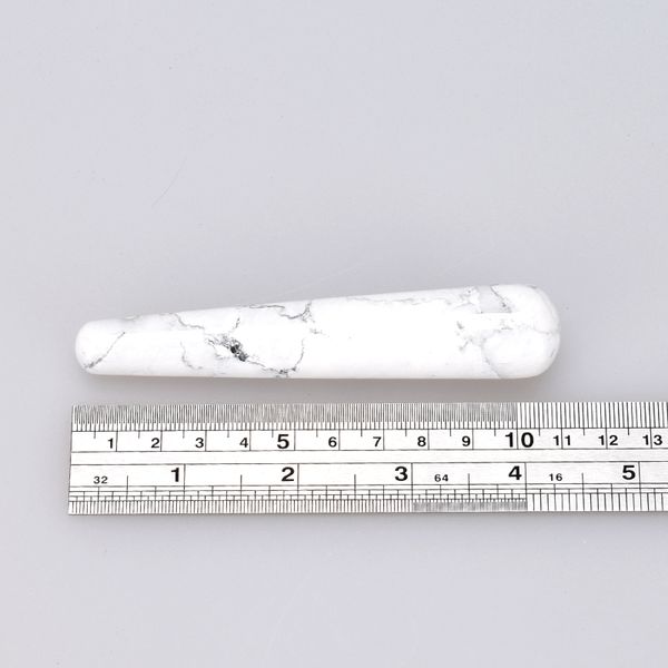 face roller wand natural white howlite stone pleasure wand guasha stick for women health care body massage
face roller wand natural white howlite stone pleasure wand guasha stick for women health care body massage